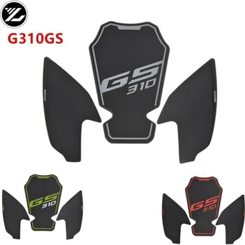 3M Motorcycle Tank Pad Protector Sticker Decal Gas Knee Grip Tank Traction Pad For BMW G310R G310GS G310 Small fire god
