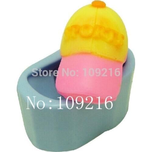 Wholesale!!!1pcs Baseball Cap (H0146) Silicone Handmade Soap Mold Crafts DIY Mold