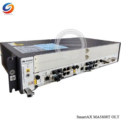 Original -48V Dc Ma5608T Gpon Olt With 2*Mcud 1G Control Card,1*Mpwc Dc Power Board,1*Gpfd 16 Ports With C+ Sfp Module