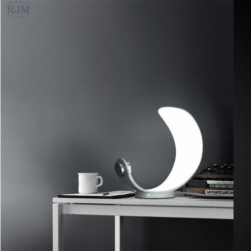Modern Curl Table Lamp Bedside Lamp Bedroom Simple Lamps Art Deco Fashion Creative Nordic Table Lamp LED Lights Home Deco