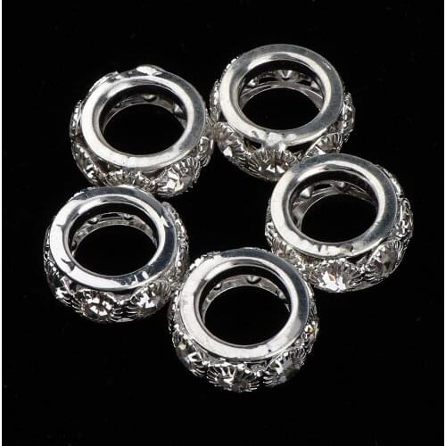 Hair Tube Beads Dreadlocks for Beards Hair Decoration, Pack 5