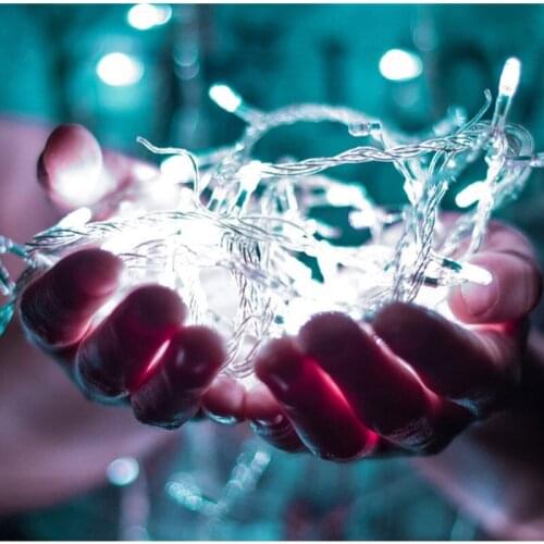 Waterproo Outdoorf Light 10m 20m LED Colorful Lights Flashing Lights Christmas Holiday Wedding Decoration Fairy Garland Decor