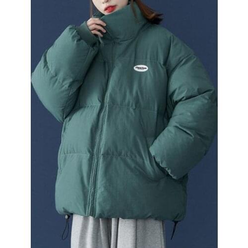 Winter Korean loose cotton clothing womens short clothing cotton wool thick coat female students simple cotton clothing girl