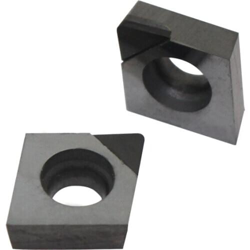 2pcs CCGT060204 diamond cutting high hardness materials use boring bar CNC machine internal turning tool PCD