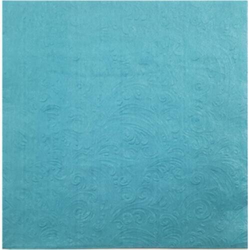 20 pcs 3D Stereo Embossin paper napkins tissue flower yellow pink blue red vintage decoupage wedding birthday party serviette