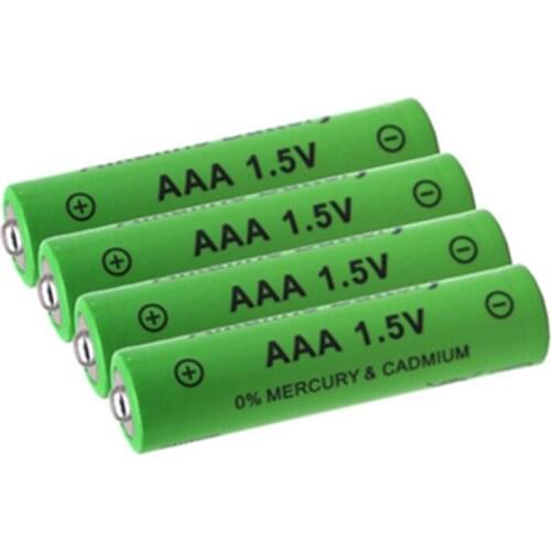 4PCS Alkaline Battery AAA Rechargeable Battery 3Ah 1.5V Remote Charging Batteries For Electronic toys LED light Shaver Radio etc