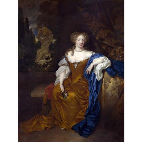 Free shipping classical court people women portrait oil painting canvas prints printed on canvas wall art decoration pictures