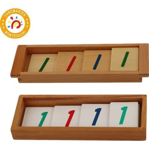 Baby Toy Montessori Material Math Introduction to Decimal Symbol Wooden Learning Numbers Early Education Children Toy