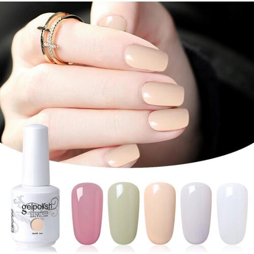 Elite99 15ml Gelpolish Color Gel Nail Polish 5 Pieces/lot Soak Off UV LED Gel Varnish Primer Gel For Nail Art Salon Manicure