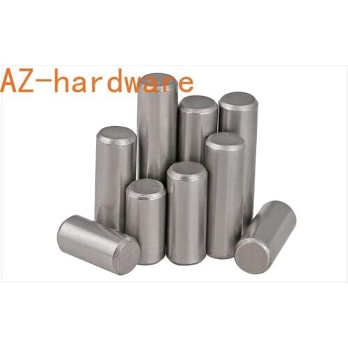 Gb119 Standard Part 304 stainless steel cylindrical pin locating pin fixing pin pin pin M10-M12 5Pcs