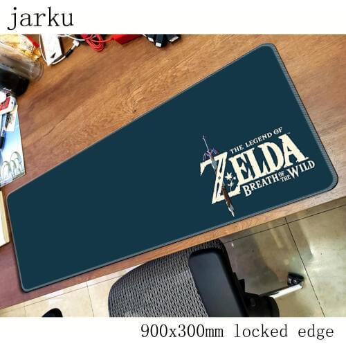 Zelda mousepad gamer 900x300X3MM gaming mouse pad large 3d notebook pc accessories laptop padmouse HD pattern ergonomic mat