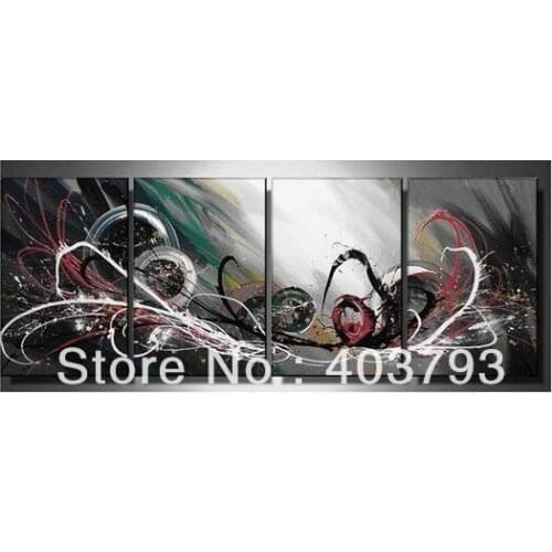 Handmade Modern Canvas Oil Painting Wall Art hand by hand feeling free shipping