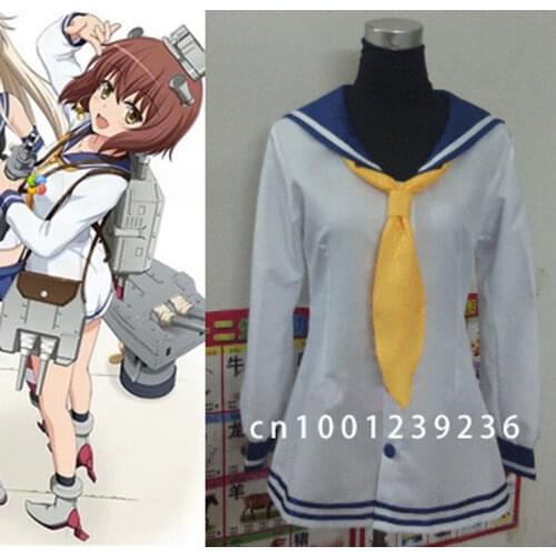 Kantai collection Tops yuki kaze gou Cosplay Costume