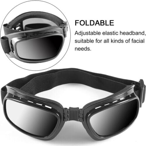 Motorcycle Multi-functional Glasses Folding Motorcycle Glasses Anti Fog Windproof Ski Goggles Off Road Racing Eyewear ski