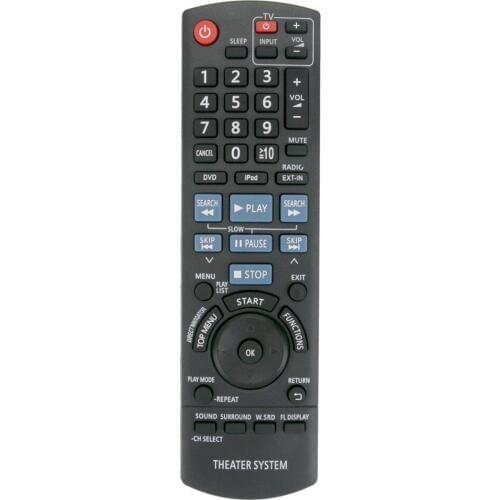 New N2QAYB000514 Remote Control fit for Panasonic SC-PT480 SC-PT480P-K SAPT480 SA-PT480