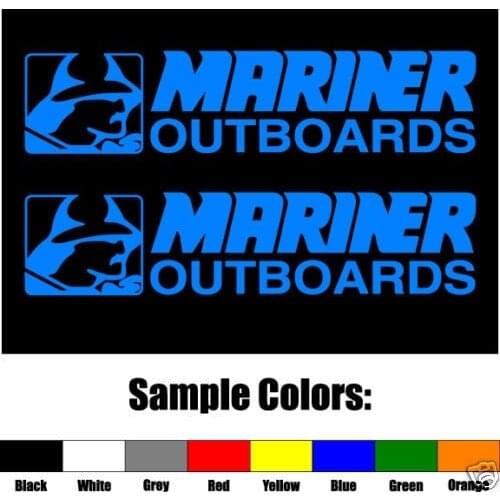 For MARINER OUTBOARDS Vinyl Decal Pair