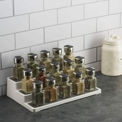 Shelf Spice Herb Jar Kitchen Rack Storage Holder Food Cupboard 3 Tier Organiser