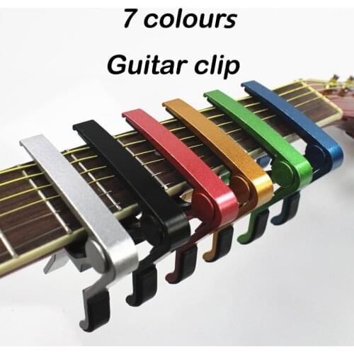 Acoustic Guitar Transpose Clip Ukulele Musical Instrument Accessories Gadget Multicolor Portable Metal Crimping Type Universal