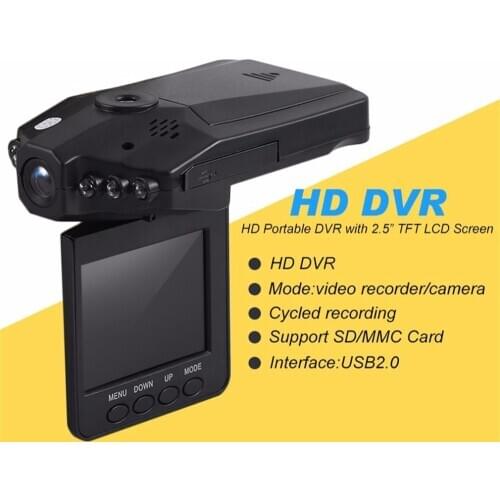 Drop Shipping Professional Full Car DVR Vehicle Camera Video Recorder Dash Cam Infra-Red Night Vision