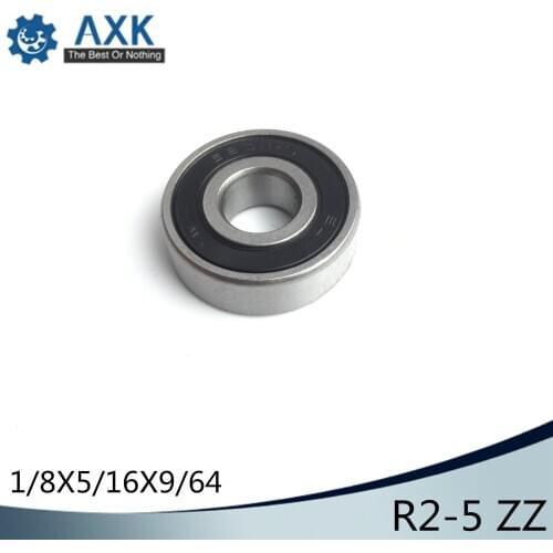 R2-5ZZ Bearing 1/8"x5/16"x9/64" Inch ( 10 PCS ) ABEC-5 Miniature High Speed R2 5 Z ZZ Ball Bearings R2-5Z