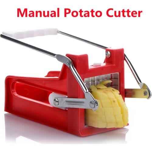 Manual Potato Cutter French Fries Slicer Potato Chips Maker Meat Chopper Dicer Cutting Machine Tools Home Kitchen Cutter Dicer