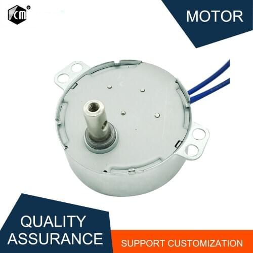 TYC-50 Permanent Magnet Synchronous Motor CW/CCW 0.9~70rpm Electric Motor 4W Four-Shaft For Fan Microwave Micro Motor