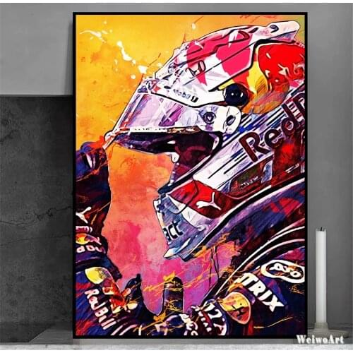 Modern Art F1 Race Canvas Poster Sports Car Championship Wall Art Prints Classic Racing Painting For Living Room Home Decor