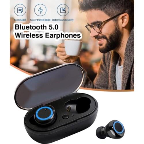 Y50 TWS Bluetooth 5.0 Earbuds Wireless Headphone Sport Earphones Stereo Gaming Headset With Charging Box For Phone