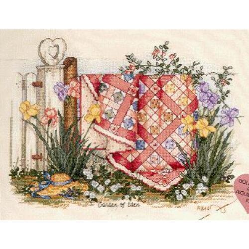 Fishxx Cross Stitch,C051 scenery [garden of Eden]rural boudoir decoration,14CT,Need to embroidery