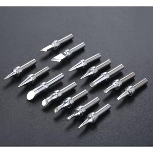 14Pcs/Set 31mm 200M-T Series High-Frequency Soldering Station Solder Iron Tip Welding Tips for Quick 203/204 Hakko Bakon Atten