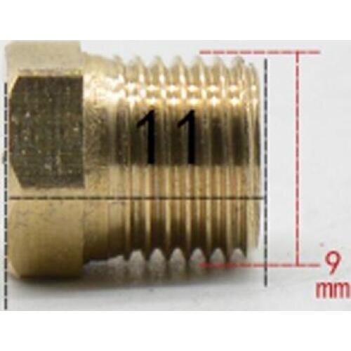 1/8" BSP Male Pipe Hex Head Brass End Cap Plug Fitting Coupler Connector Water Gas Oil