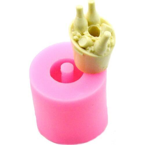 1pcs DIY Silicone Straw Toppers Mold Straw Topper Mould For Straw toppers