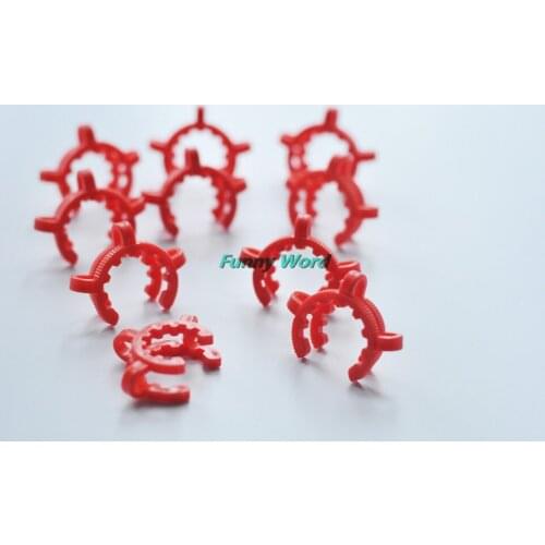 10pcs 24# Plastic Keck Laboratory Lab Clamp Clip Keck Clip 24/29,24/40