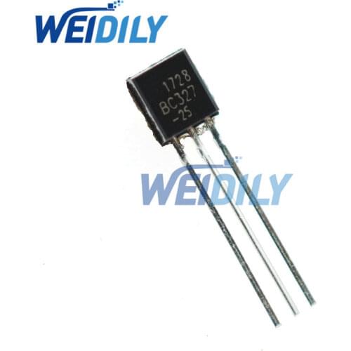 100PCS/LOT BC327 BC327-40 BC327-25 PNP TO-92 500MA 45V Transistor