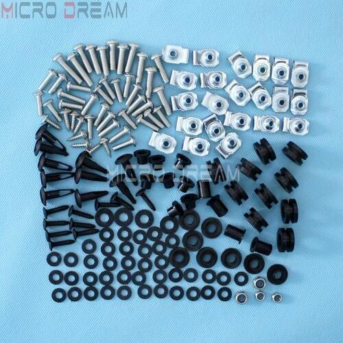 141 Pieces Nuts & Screws Complete Fairing Body Hardware Bolts Kit For Yamaha YZF-R6 YZF R6 1999 2000 2001 2002