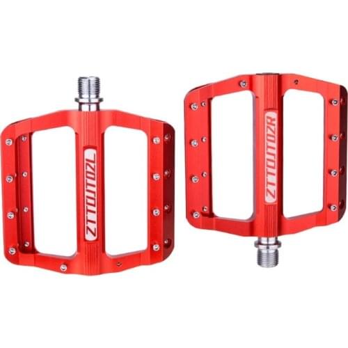 2 Pcs Mountain Bike JT02 Pedals CNC Alloy Bearing Non-slip Bicycle Pedal Strong MTB Anti-skid Pins Bike Repair Parts