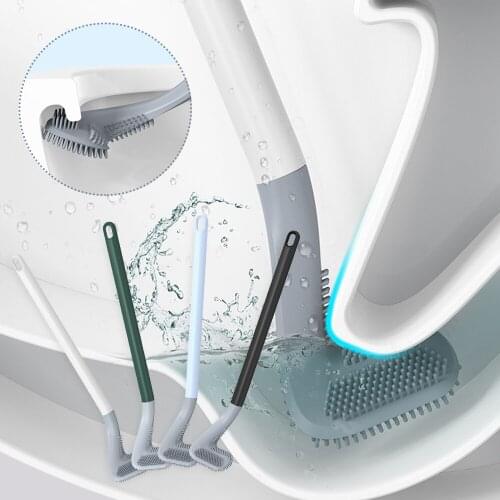 2021 Long-Handled Toilet Brush Golf Soft Brush Head Cleaning Tool No Dead Corners Toilet Cleaning Brush For Bathroom Cleaning