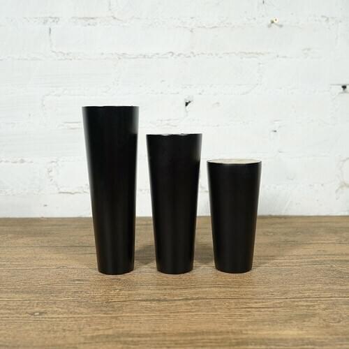 4pcs/lot Black solid Oak wood furniture foot wooden table legs Reliable sofa bed legs TV cabinet Feet Furniture Parts B527