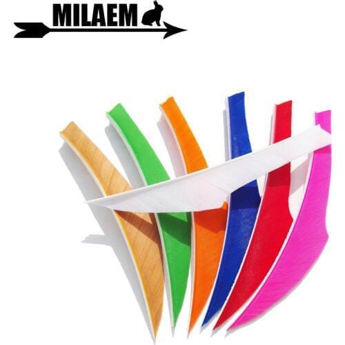 50pcs 4 Inch Archery Arrow Feather King Right Wing Turkey Father Hunting Shooting Arrow Fletching Accessory