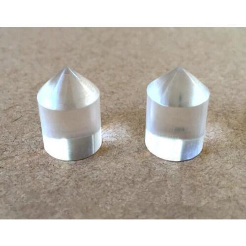 #BZIO-10 High quality Laser Lens , Conical lens , 90 degree, Clean surface, Diameter: 10mm, Height: 15mm, K9 materials