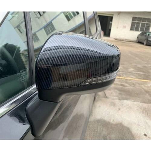For Subaru Forester SK 2018 2019 2020 ABS Chrome Car Side Door Rearview Rear View Mirror Cover Trim Exterior Accessories Sticker