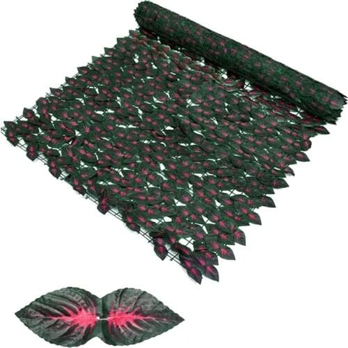 Artificial Ivy Privacy Fence Screen, Privacy Wall, Artificial Faux Ivy Hedge Leaf Decoration for Outdoor Decor