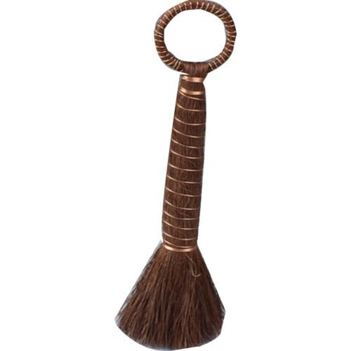 Tea tray brush, tea tray cleaning brush, tea table brush, tea pen brown brush, long handle Copper finishing