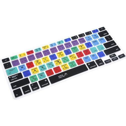 PS Photoshop Shortcut keys Keyboard Cover 10pcs Skin For Mac Macbook Air pro retina G6 13"15"17" For iMac with Retina 13" X15