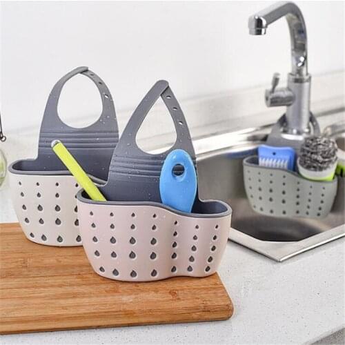 Kitchen Accessories Cozinha Utensils Organizer Adjustable Sink Soap Sponge Holder Kitchen Hanging Drain Basket Kitchen Gadgets