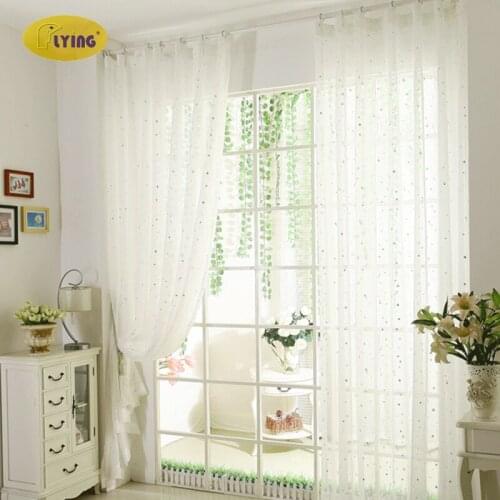 Flying Window Curtain Silver Star for Living Room Printed Drapery Master Bedroom Guest Room Nursery Room Living Room Screen