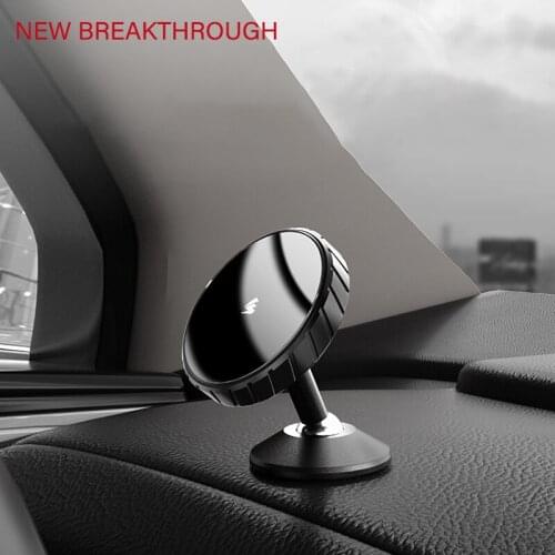 360 Magnetic Car Phone Holder Car Holder for IPhone 12 11 XR X Pro Huawei Magnetic Glass Mirror Phone Holder Support GPS