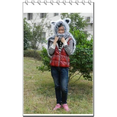 Fashion Cloth Hat Scarf Gloves in one item