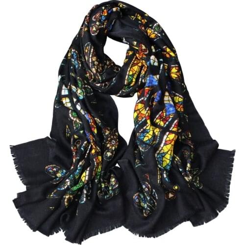 Fashion Winter women scarf Cashmere Scarfs shawls wraps lady Digital hijab stoles long cashmere pashmina foulard head scarves