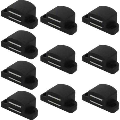 MroMax Rebound Door Stopper/Cabinet Magnetic Door Stopper Plastic 45x18mm/40x25x16mm Top Quality Household Hardware 2/6/10/12pcs